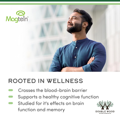 Magnesium L Threonate, Magtein, Sleep and Cognitive Support – High Absorption – Most Bioavailable Form of Magnesium – 2,000 mg – 120 Capsules